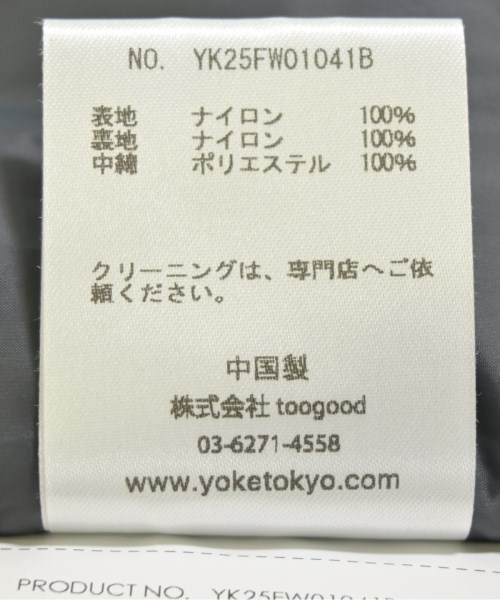 YOKE（ヨーク）その他 グレー サイズ:4(XL位) メンズ/2200661786017