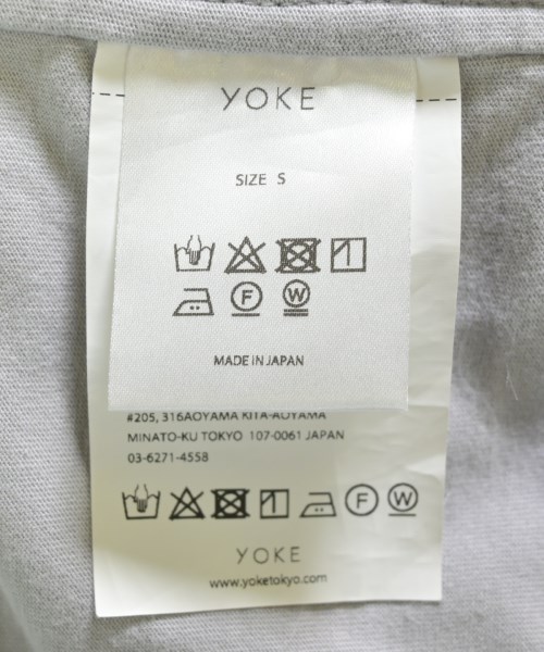 YOKE（ヨーク）Tシャツ・カットソー グレー サイズ:S メンズ/2200713385045