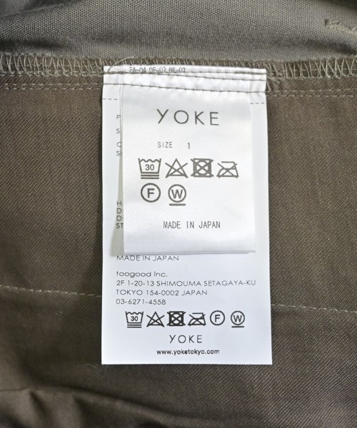 YOKE（ヨーク）その他 カーキ サイズ:1(S位) メンズ/2200648068020