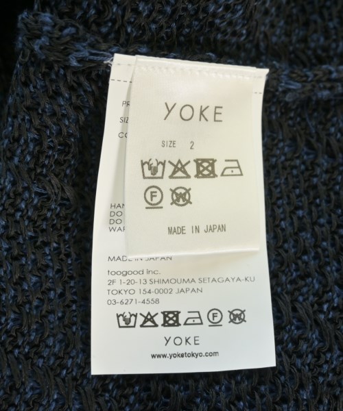 YOKE（ヨーク）ニット・セーター 紺 サイズ:2(M位) メンズ/2200700734078