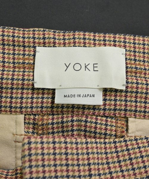 YOKE（ヨーク）スラックス ベージュ サイズ:S メンズ/2200703380074