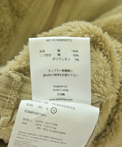 YOKE（ヨーク）パーカー ベージュ サイズ:M メンズ/2200707026022