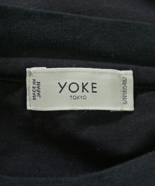 YOKE（ヨーク）Tシャツ・カットソー 黒 サイズ:1(S位) メンズ/2200706966039