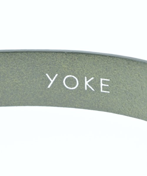 YOKE（ヨーク）ベルト 緑 サイズ:- メンズ/2200663025060