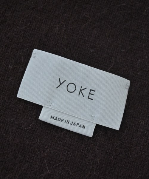 YOKE（ヨーク）マフラー 茶 サイズ:- メンズ/2200664617059
