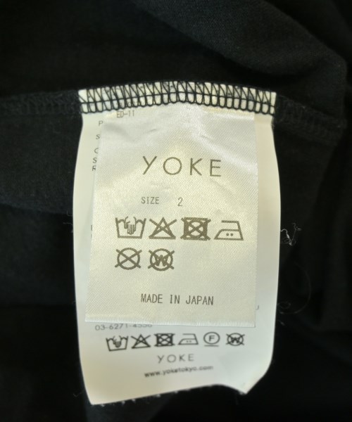 YOKE（ヨーク）Tシャツ・カットソー 黒 サイズ:2(M位) メンズ/2200722508053