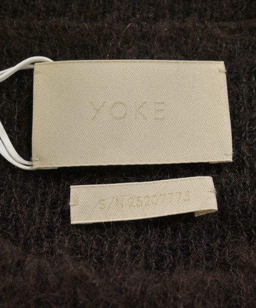 YOKE（ヨーク）ニット・セーター 茶 サイズ:1(S位) メンズ/2200725142032