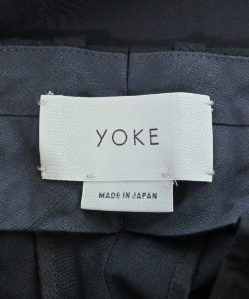 YOKE（ヨーク）スラックス 紺 サイズ:M メンズ/2200683294088