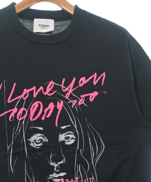 TODAY edition（トゥデイエディション）Tシャツ・カットソー 黒 サイズ:M メンズ/2200632401130