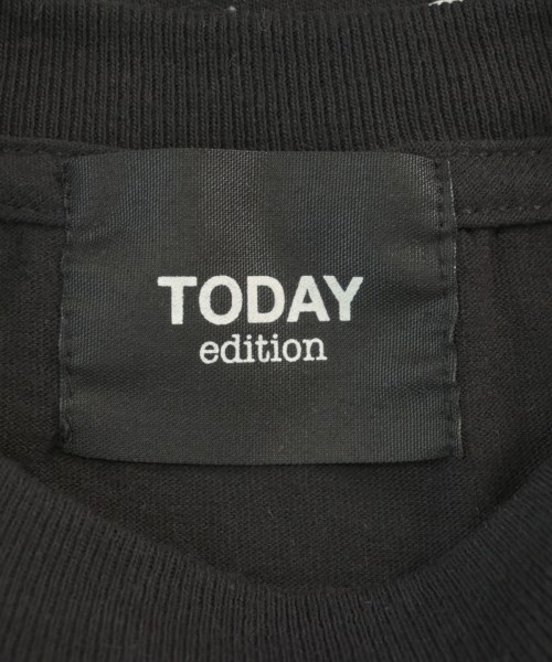 TODAY edition（トゥデイエディション）Tシャツ・カットソー 黒 サイズ:S レディース/2200611122056