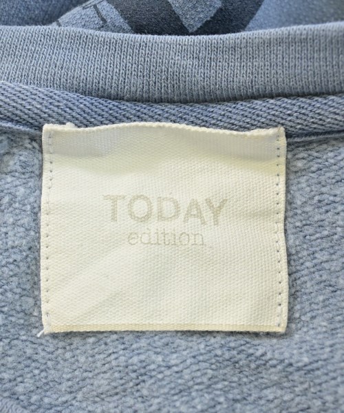 TODAY edition（トゥデイエディション）スウェット 青 サイズ:M レディース/2200672712098
