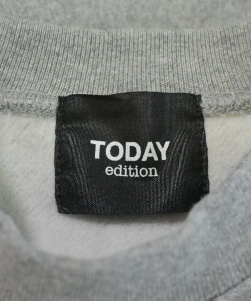 TODAY edition（トゥデイエディション）スウェット グレー サイズ:M メンズ/2200682099035