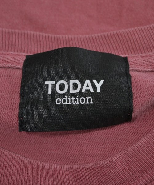 TODAY edition（トゥデイエディション）Tシャツ・カットソー ピンク サイズ:M レディース/2200659007049