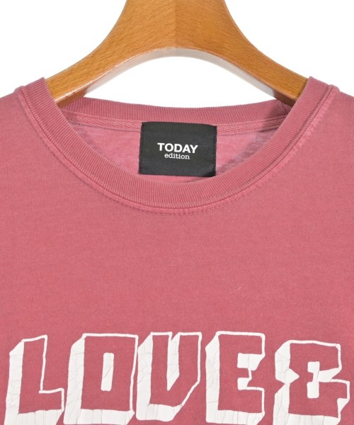 TODAY edition（トゥデイエディション）Tシャツ・カットソー ピンク サイズ:M レディース/2200659007049