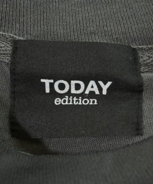 TODAY edition（トゥデイエディション）Tシャツ・カットソー グレー サイズ:S メンズ/2200664345075