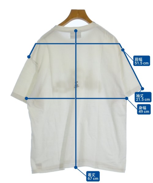 TODAY edition（トゥデイエディション）Tシャツ・カットソー 白 サイズ:L メンズ/2200724070480