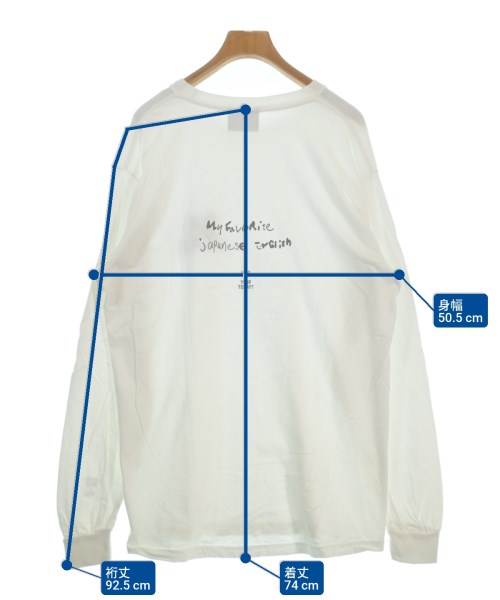 TODAY edition（トゥデイエディション）Tシャツ・カットソー 白 サイズ:L レディース/2200671690359