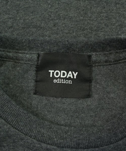 TODAY edition（トゥデイエディション）Tシャツ・カットソー グレー サイズ:M メンズ/2200688637132