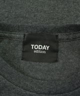 TODAY edition（トゥデイエディション）Tシャツ・カットソー グレー サイズ:M メンズ/2200688637132