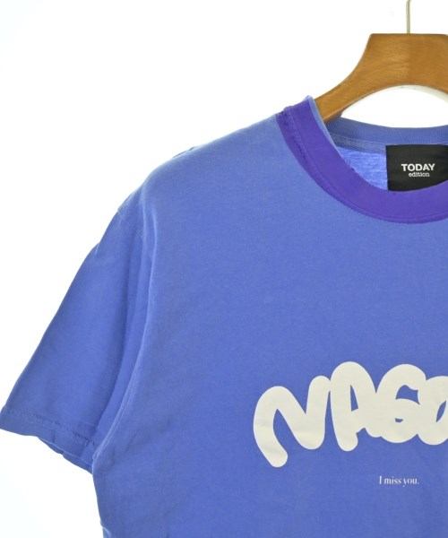TODAY edition（トゥデイエディション）Tシャツ・カットソー 青 サイズ:M メンズ/2200688637149