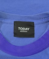 TODAY edition（トゥデイエディション）Tシャツ・カットソー 青 サイズ:M メンズ/2200688637149