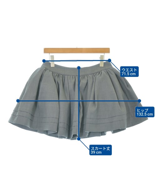 SHUSHU/TONG（シュシュトング）ミニスカート グレー サイズ:8(M位) レディース/2200674463011