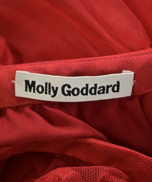 Molly Goddard　（モリーゴダード）ひざ丈スカート 赤 サイズ:38(S位) レディース/2200623097045