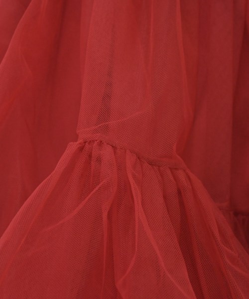 Molly Goddard　（モリーゴダード）ひざ丈スカート 赤 サイズ:38(S位) レディース/2200623097045