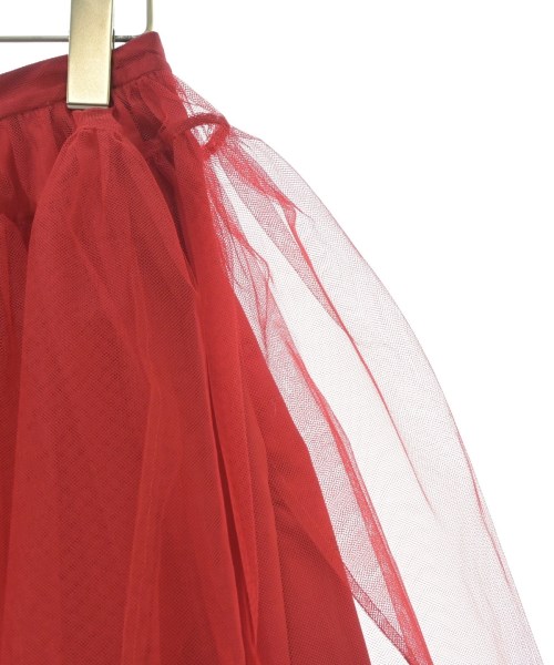 Molly Goddard　（モリーゴダード）ひざ丈スカート 赤 サイズ:38(S位) レディース/2200623097045