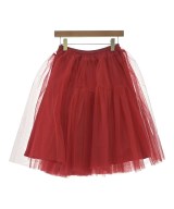 Molly Goddard　（モリーゴダード）ひざ丈スカート 赤 サイズ:38(S位) レディース/2200623097045