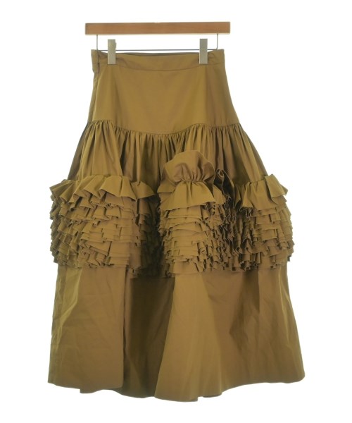 Molly Goddard（モリーゴダード）ロング・マキシ丈スカート 茶 サイズ:10(M位) レディース/2200668746106