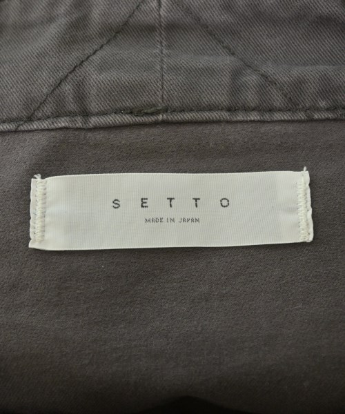 SETTO（セット）カジュアルシャツ 茶 サイズ:M メンズ/2200628957054