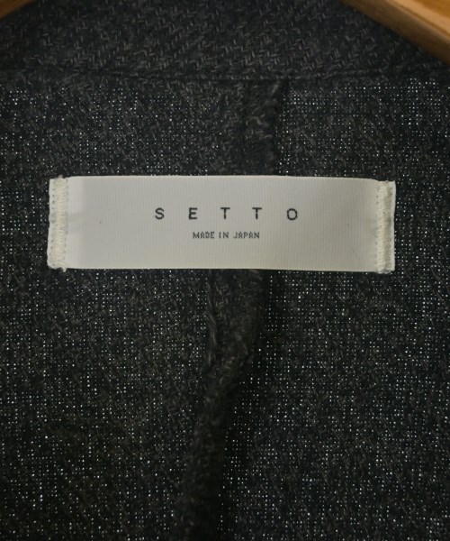 SETTO（セット）カジュアルジャケット グレー サイズ:F レディース/2200610562020