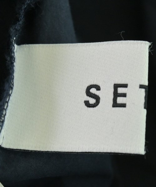 SETTO（セット）カジュアルシャツ 紺 サイズ:F レディース/2200672145155