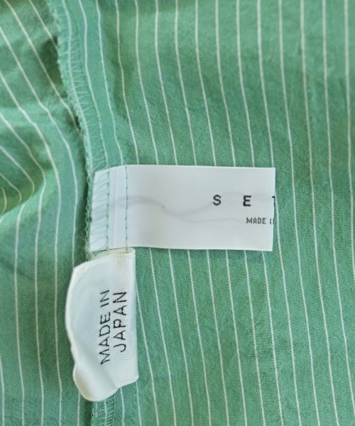 SETTO（セット）カジュアルシャツ 緑 サイズ:F レディース/2200658028021