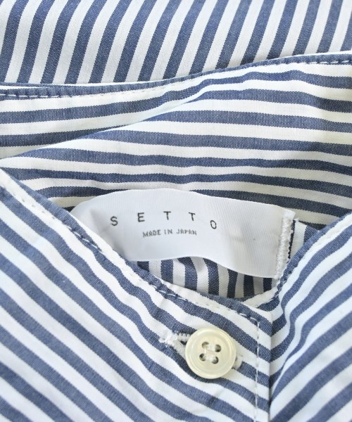 SETTO（セット）ブラウス 紺 サイズ:F レディース/2200645559132