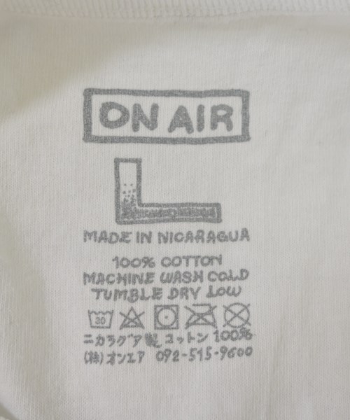 ON AIR（オンエアー）Tシャツ・カットソー 白 サイズ:-(M位) メンズ/2200613978132