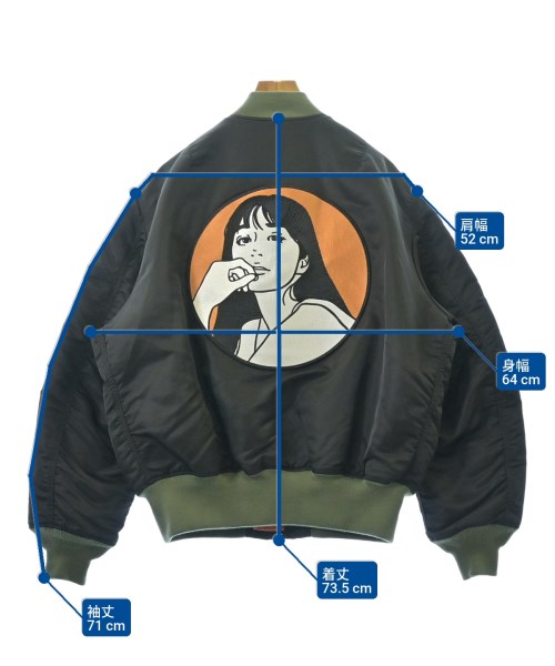 ON AIR（オンエアー）ブルゾン 黒 サイズ:XL メンズ/2200656906017