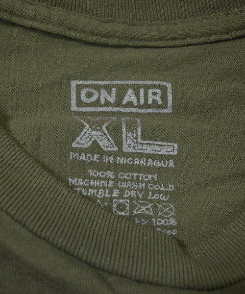 ON AIR（オンエアー）Tシャツ・カットソー カーキ サイズ:XL メンズ/2200663286034