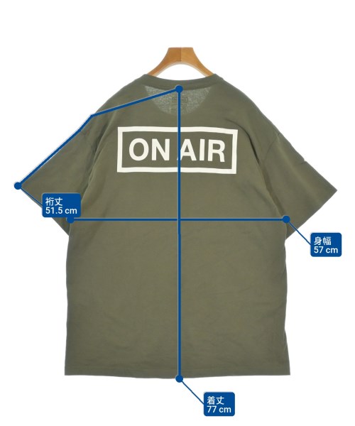 ON AIR（オンエアー）Tシャツ・カットソー カーキ サイズ:XL メンズ/2200663286034