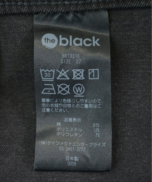 the black（ザブラック）デニムパンツ グレー サイズ:27(XS位) メンズ/2200541816032