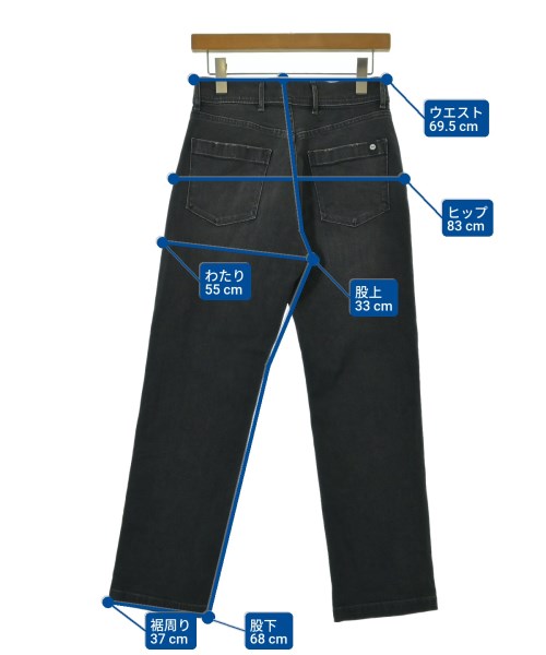 the black（ザブラック）デニムパンツ 黒 サイズ:26(M位) レディース/2200659817037