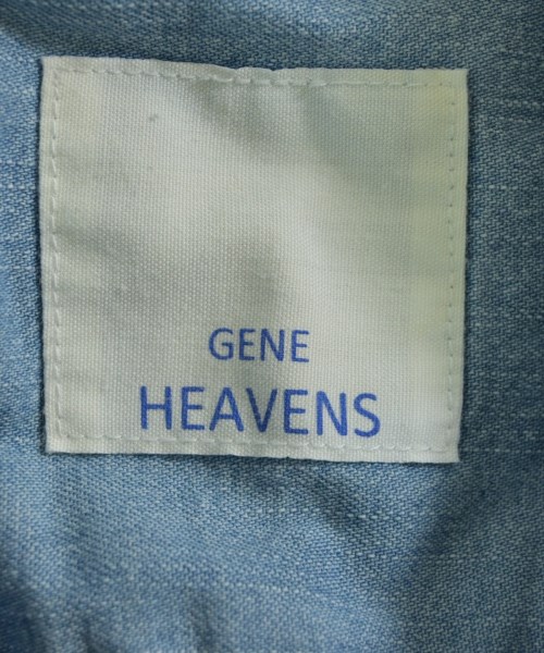 GENE HEAVENS（ジーンヘブンズ）シャツワンピース 青 サイズ:F レディース/2200630428061