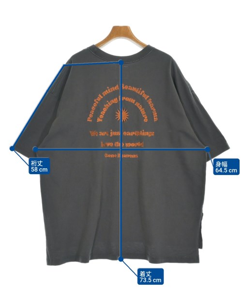 GENE HEAVENS（ジーンヘブンズ）Tシャツ・カットソー グレー サイズ:F レディース/2200694355051