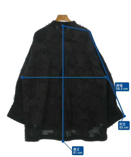 GENE HEAVENS（ジーンヘブンズ）カジュアルシャツ 黒 サイズ:F レディース/2200668904070