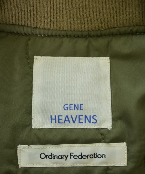 GENE HEAVENS（ジーンヘブンズ）ミリタリーブルゾン カーキ サイズ:F レディース/2200669086416