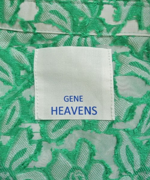 GENE HEAVENS（ジーンヘブンズ）カジュアルシャツ 緑 サイズ:F レディース/2200685675014