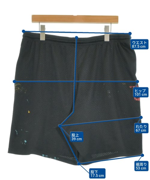 GALLERY DEPT.（ギャラリーデプト）ショートパンツ 黒 サイズ:XL メンズ/2200678598146