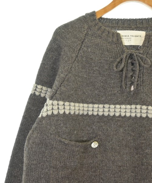 XENIA TELUNTS（キゼニアテルンツ）ニット・セーター 茶 サイズ:4(XL位) メンズ/2200643724075