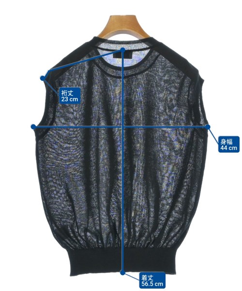 IIROT（イロット）ベスト/ノースリーブ 黒 サイズ:F レディース/2200634995101